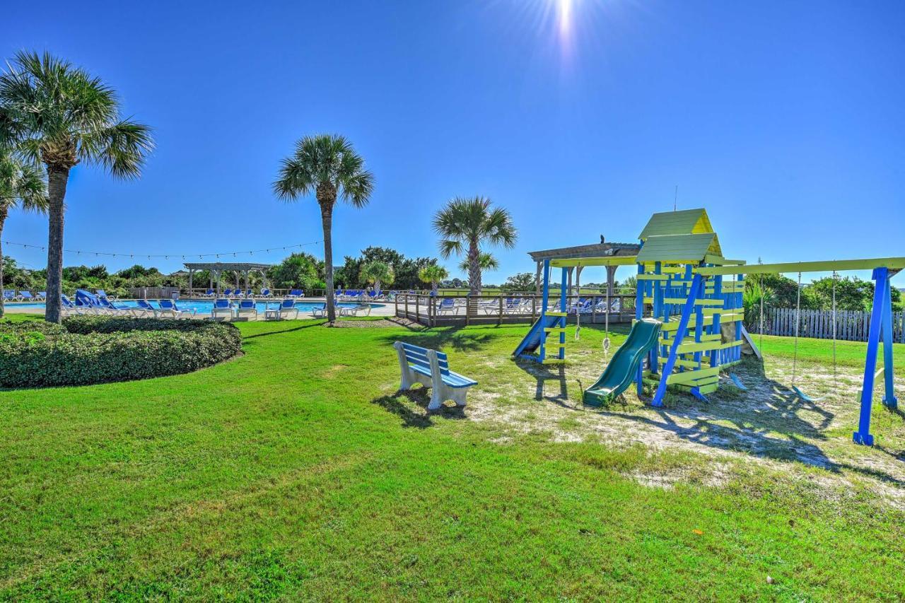 Harbor Island Condo With Deck - Steps To Beach! Oceanmarsh Subdivision Exterior photo