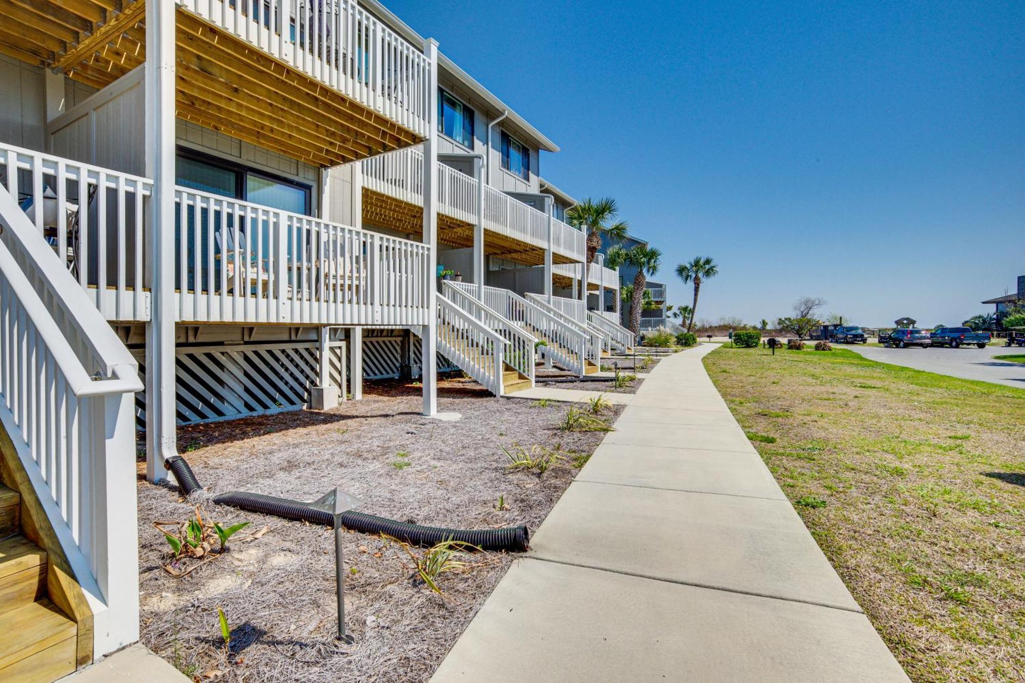 Harbor Island Condo With Deck - Steps To Beach! Oceanmarsh Subdivision Exterior photo